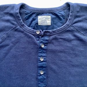 Lucky Brand men’s long sleeve henley